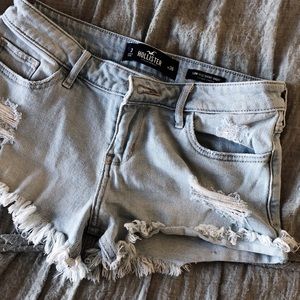 hollister jean shorts